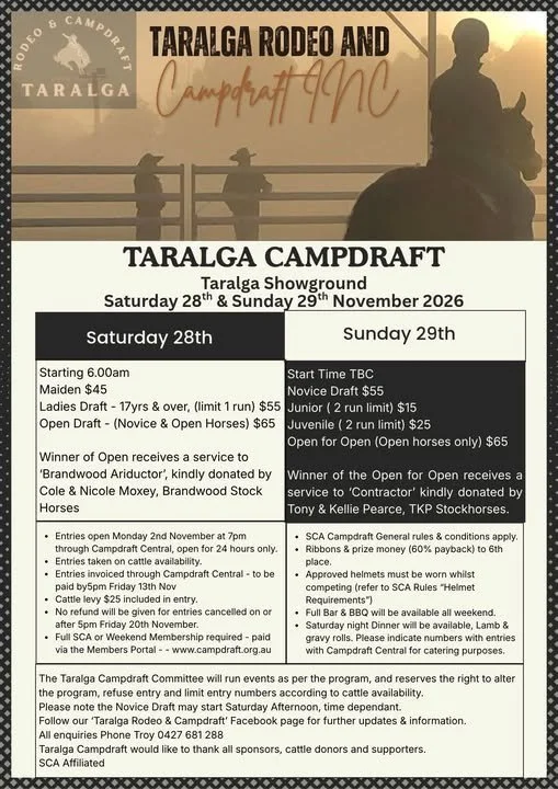 Taralga Campdraft