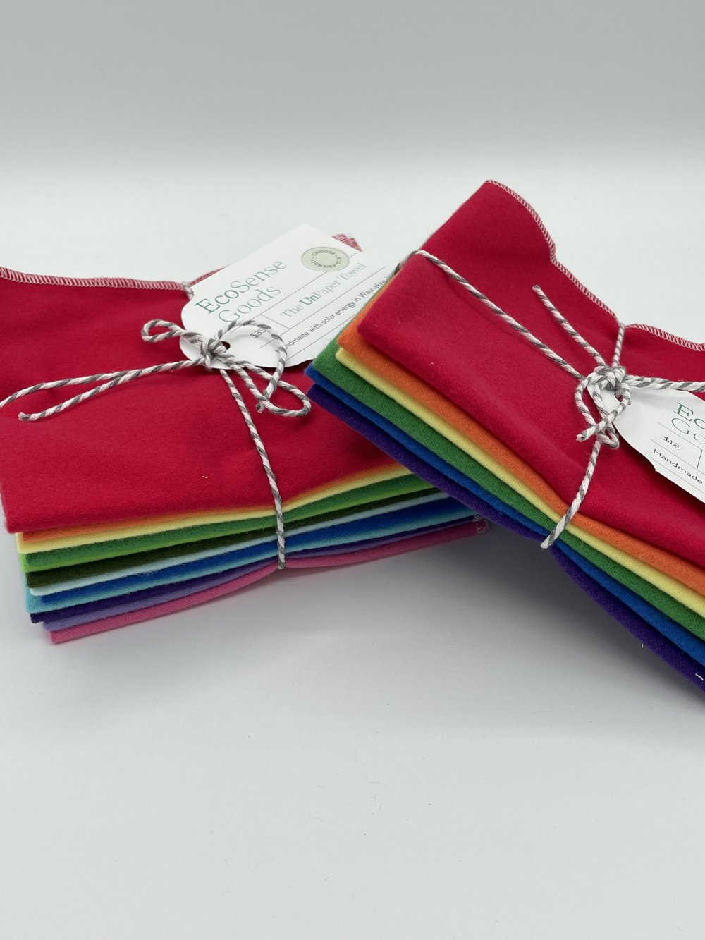 Un Paper Reusable Napkins Single-ply Set of 6 RAINBOW Cloth Napkins Cloth  Wipes Cloth Towels Reusable Napkins From Mamamade 