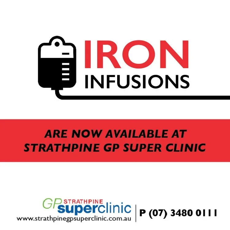 Iron infusions now available at Strathpine GP Superclinic