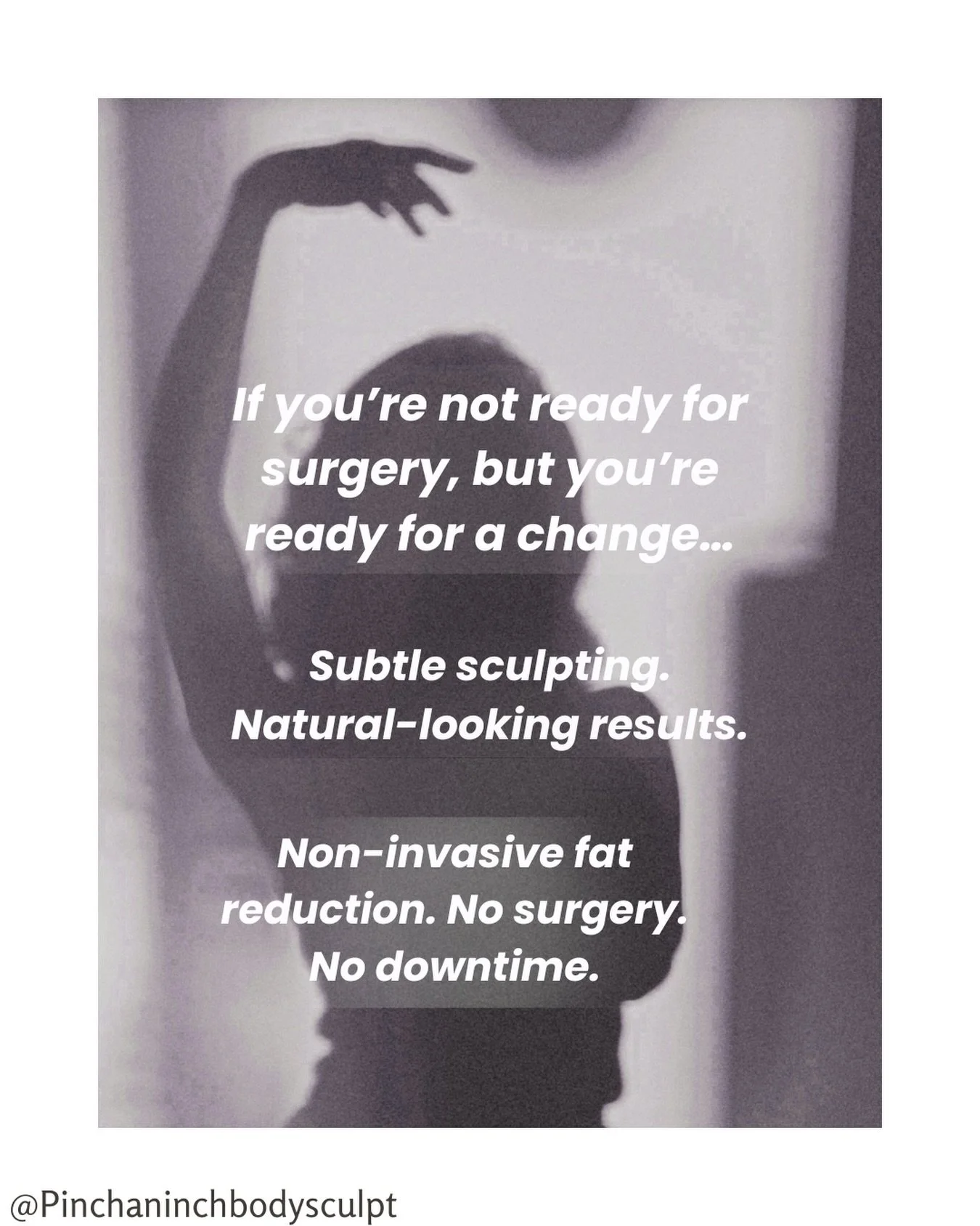 Not ready for surgery- but want a change? Fat-freezing is a non-invasive treatment designed to target stubborn areas that don&rsquo;t always respond to lifestyle alone. No surgery. No needles. No downtime. A subtle approach to body contouring with na