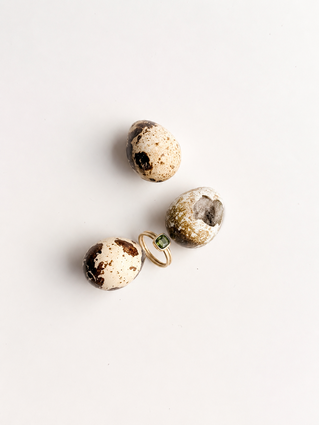 Quail Eggs and Green Tourmaline Ring.png