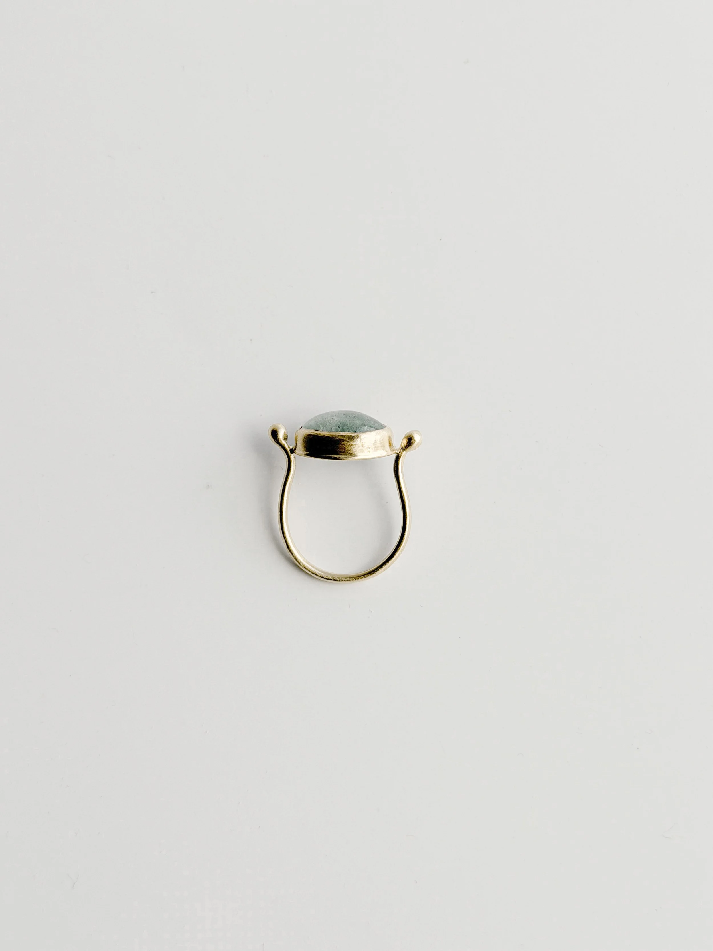 14K Aquamarine Roma Ring