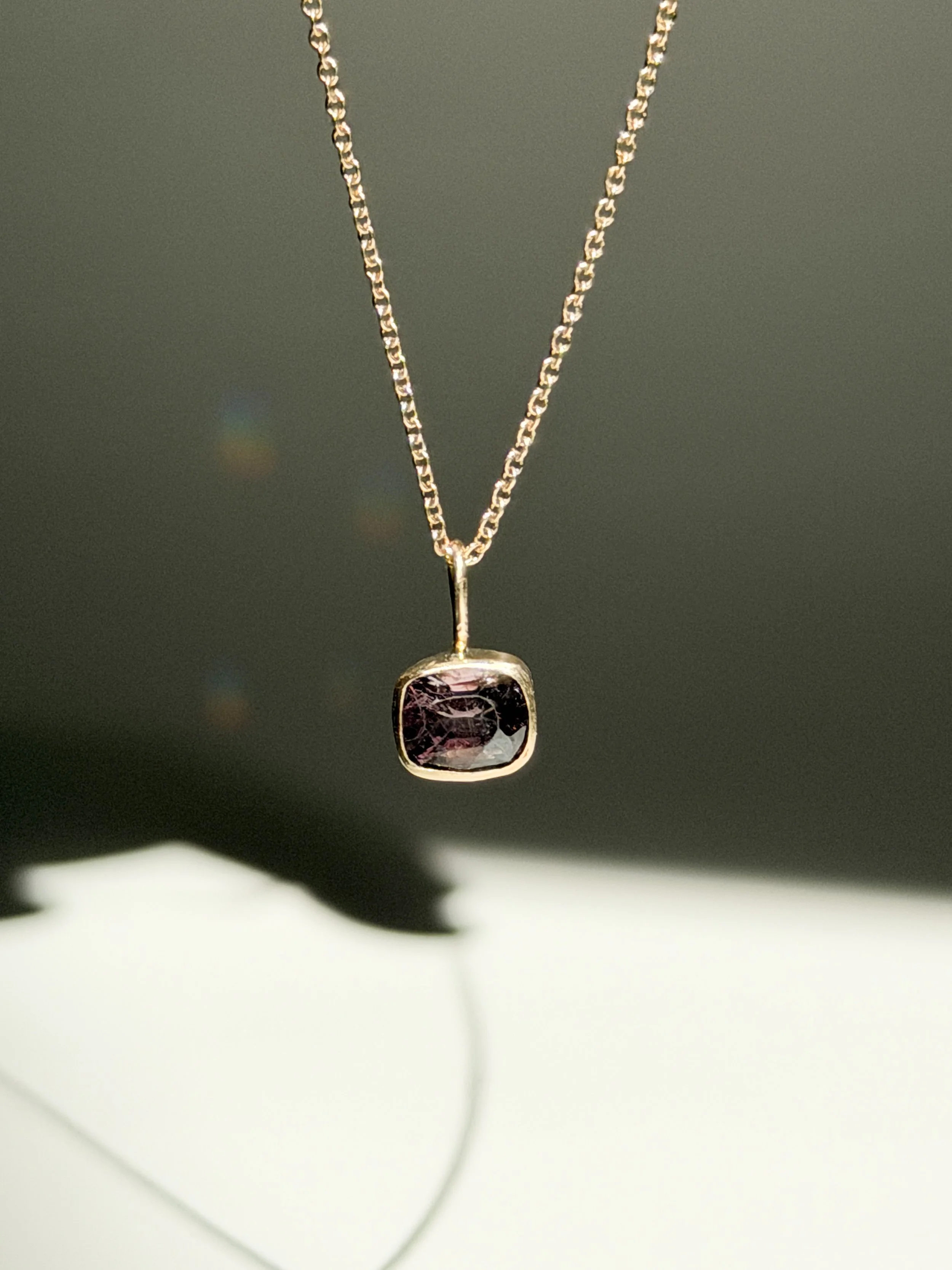 14K Spinel Stillwater Necklace