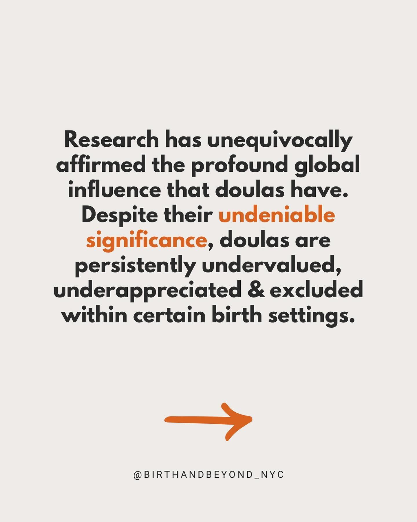 Reposting bc of a typo 😩 (thank you friend).

Research has definitely backed the importance of doulas. 

If we look at research, we are able to see the bigger picture. Cause &amp; effect. It&rsquo;s important to see cause &amp; effect if the goal is