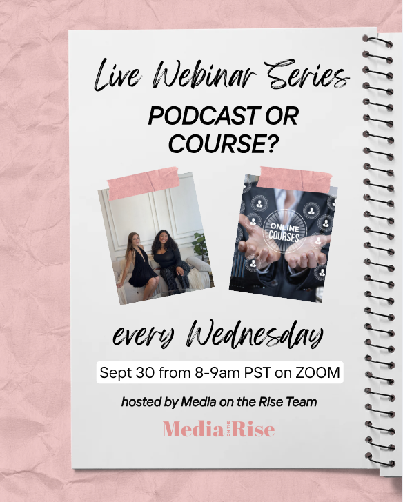 Media On The Rise Live Webinar Series (Every Wednesday)
