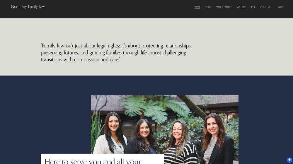 North Bay Family Law website design