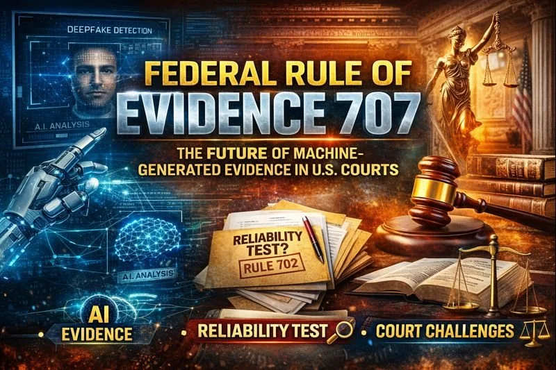 Federal Rule of Evidence 707 and the Future of Machine-Generated Evidence in U.S. Courts