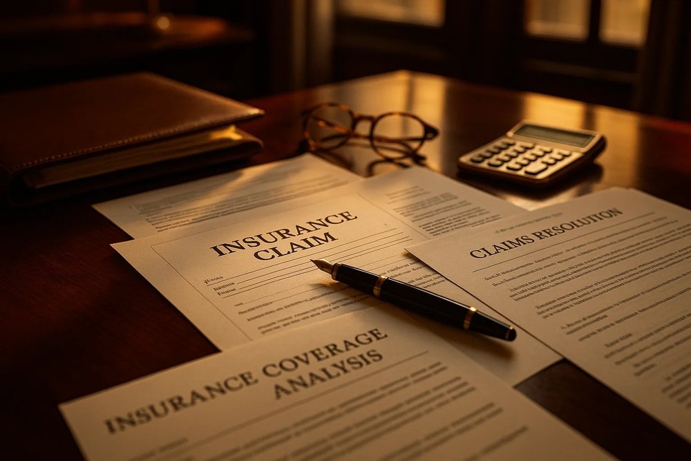Insurance claims documents and processing