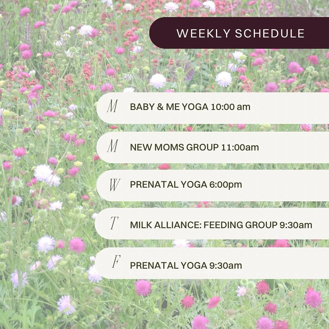 Hey Mama, we’ve got your week covered!
In addition to our ongoing 1:1 therapy and medication management services we’re proud to offer weekly group sessions designed to complement and support your mental health and overall well-being.
Th