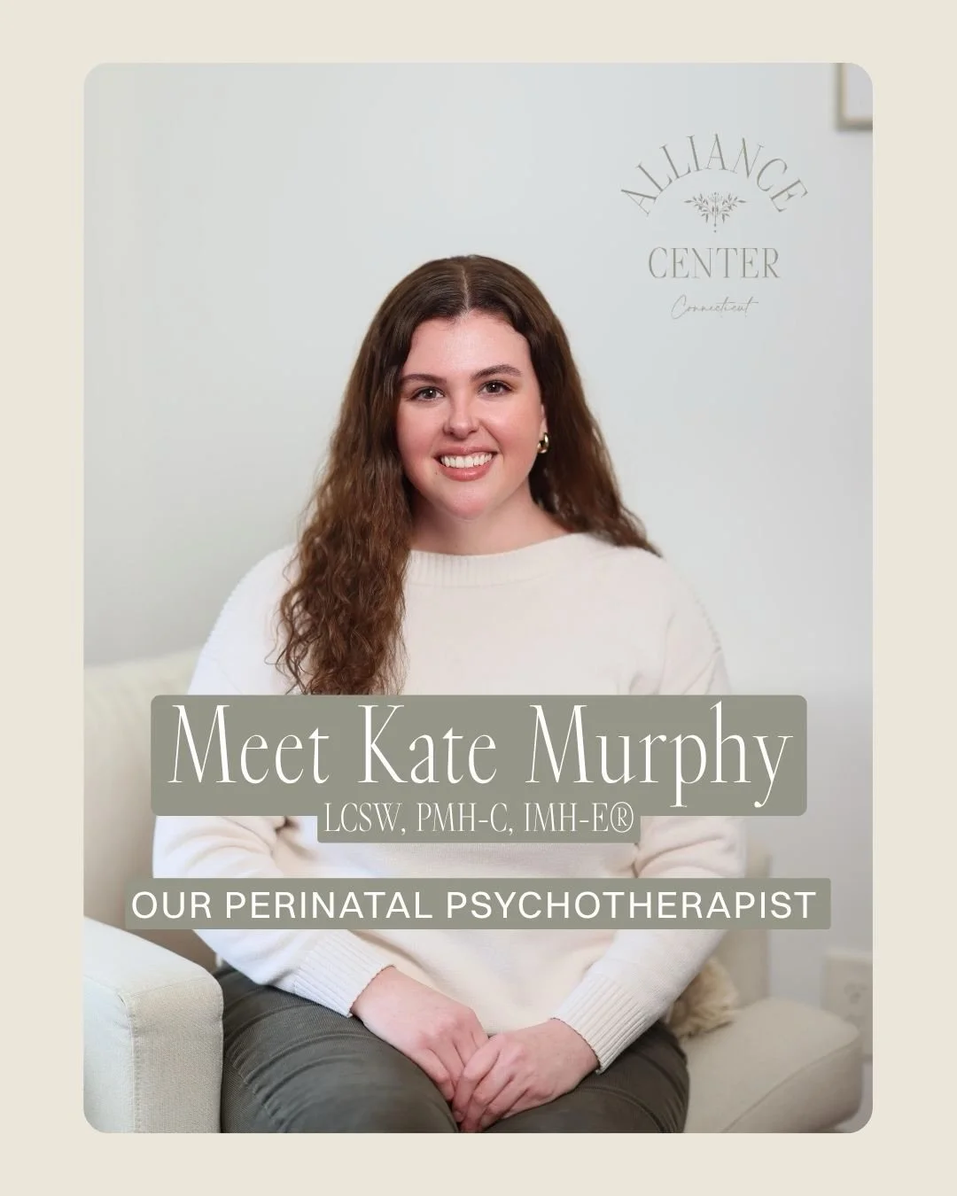 Meet Kate Murphy, LCSW, PMH-C, IMH-E, a Perinatal Psychotherapist at The Alliance Center! 🌟

&ldquo;My work is rooted in supporting women, parents, young children, and families through life transitions, stress, trauma, and the emotional complexities
