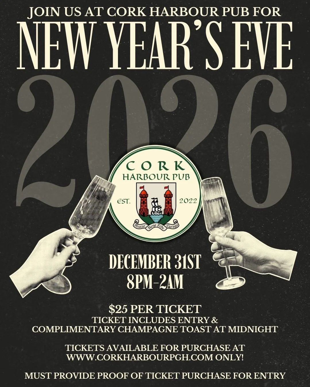 New Year's Eve at Cork Harbour Pub