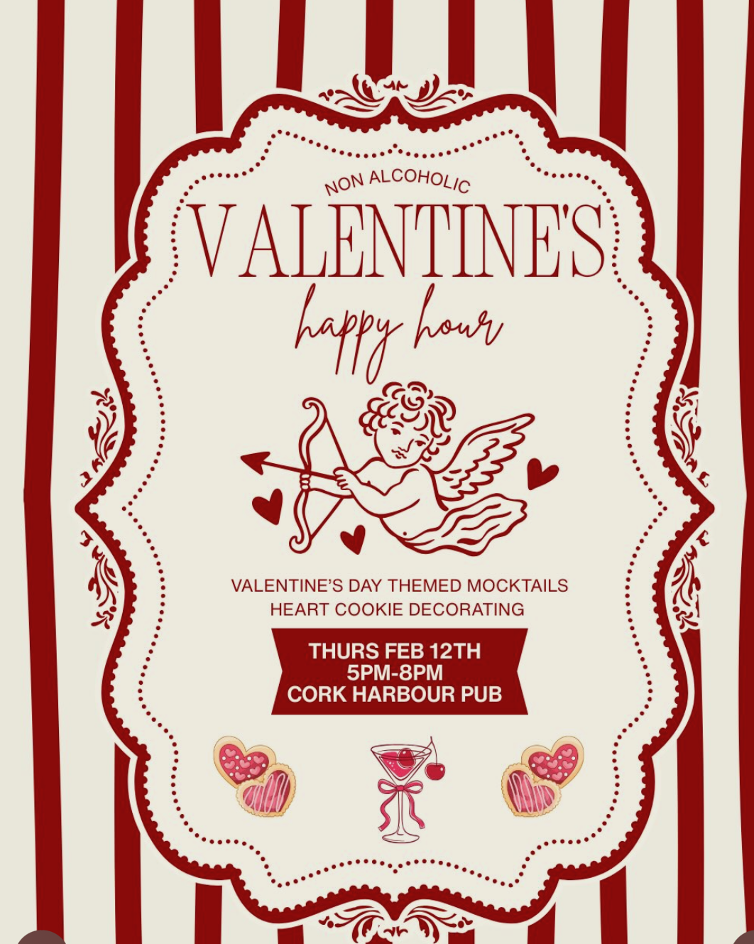 Valentine’s Day Non-Alc Happy Hour