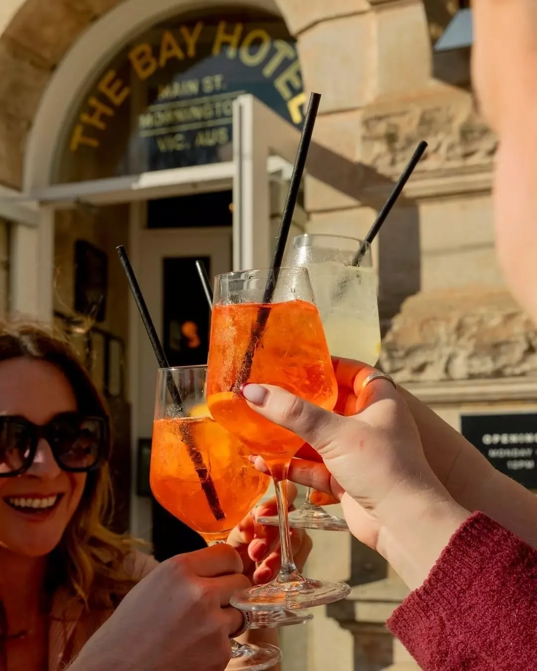 Spritz season's here and long afternoons at the pub are calling. We're here from 12pm daily. See you at the bar.