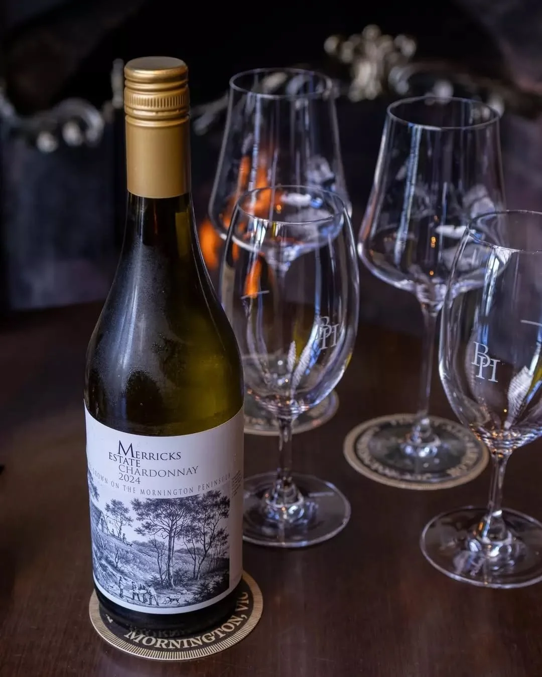 Big, bold, and local &ndash; Merrick&rsquo;s Estate Chardonnay is a hidden gem from the backroads of Mornington. Think tropical fruit vibes, a good hit of oak, and the perfect match for anything buttery, fishy or chook-based.