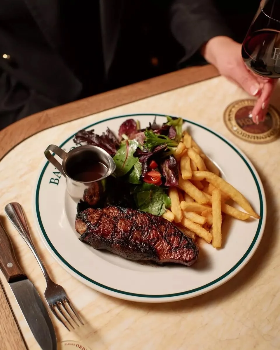 Steak night comes around once a week.

Every Tuesday, $34. Our 250g King Island Porterhouse, cooked to your liking.

Chips, salad, sauce. Veg and mash if you're feeling virtuous.

Reserve your table, head to the link in bio.