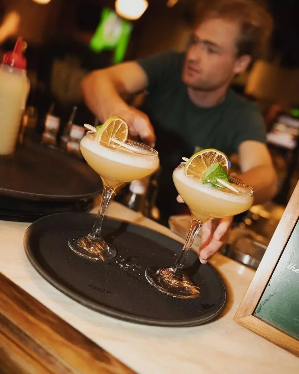 Settle in for a solid night.

The Bay Hotel. Open late, Friday and Saturday.