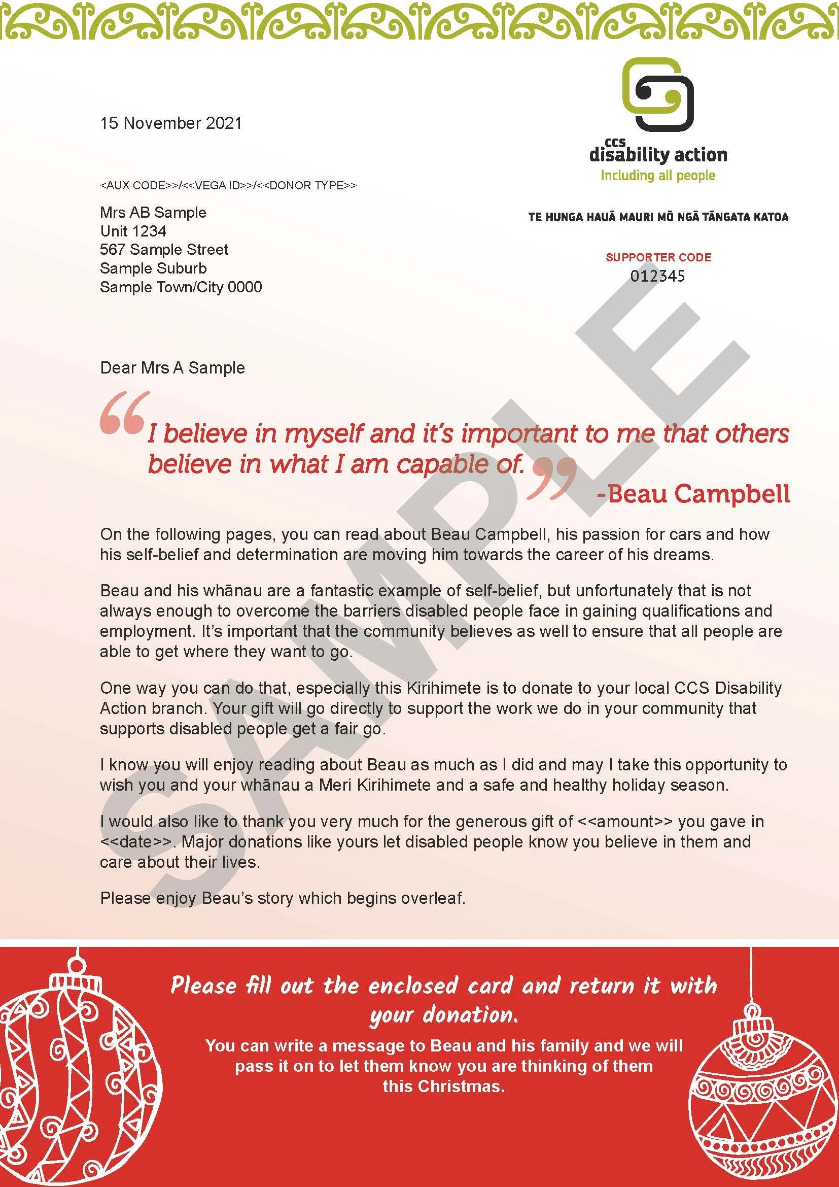 CCSDA DM SAMPLES Page 01