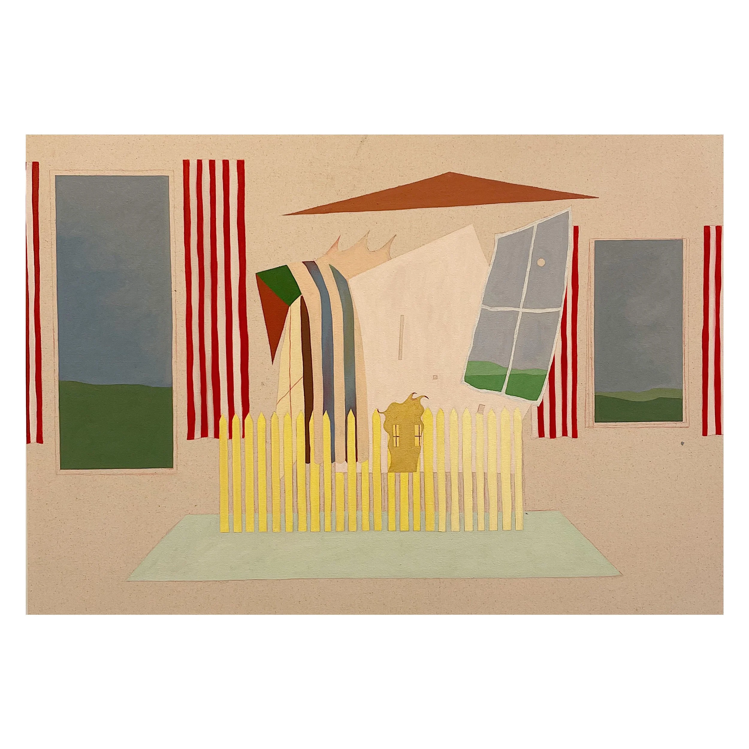 Evening Shift,
oil on canvas,
28 x 40 x 1.5",
2025 
