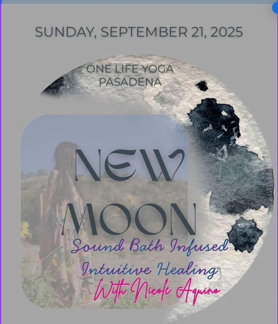 New Moon Infused Intuitive Healing sound bath with Nicole Aquino