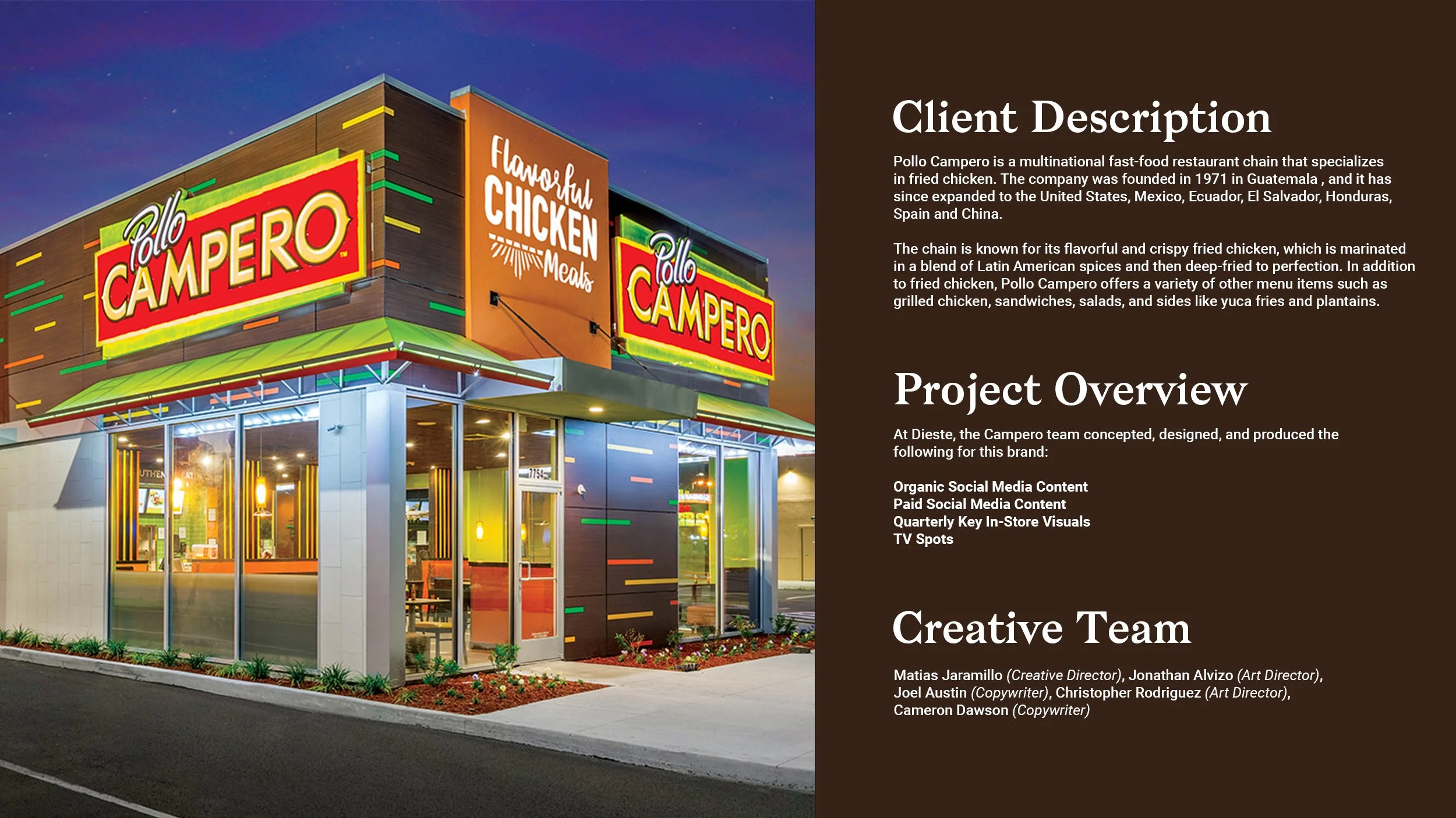 Pollo Campero — Jonathan Alvizo