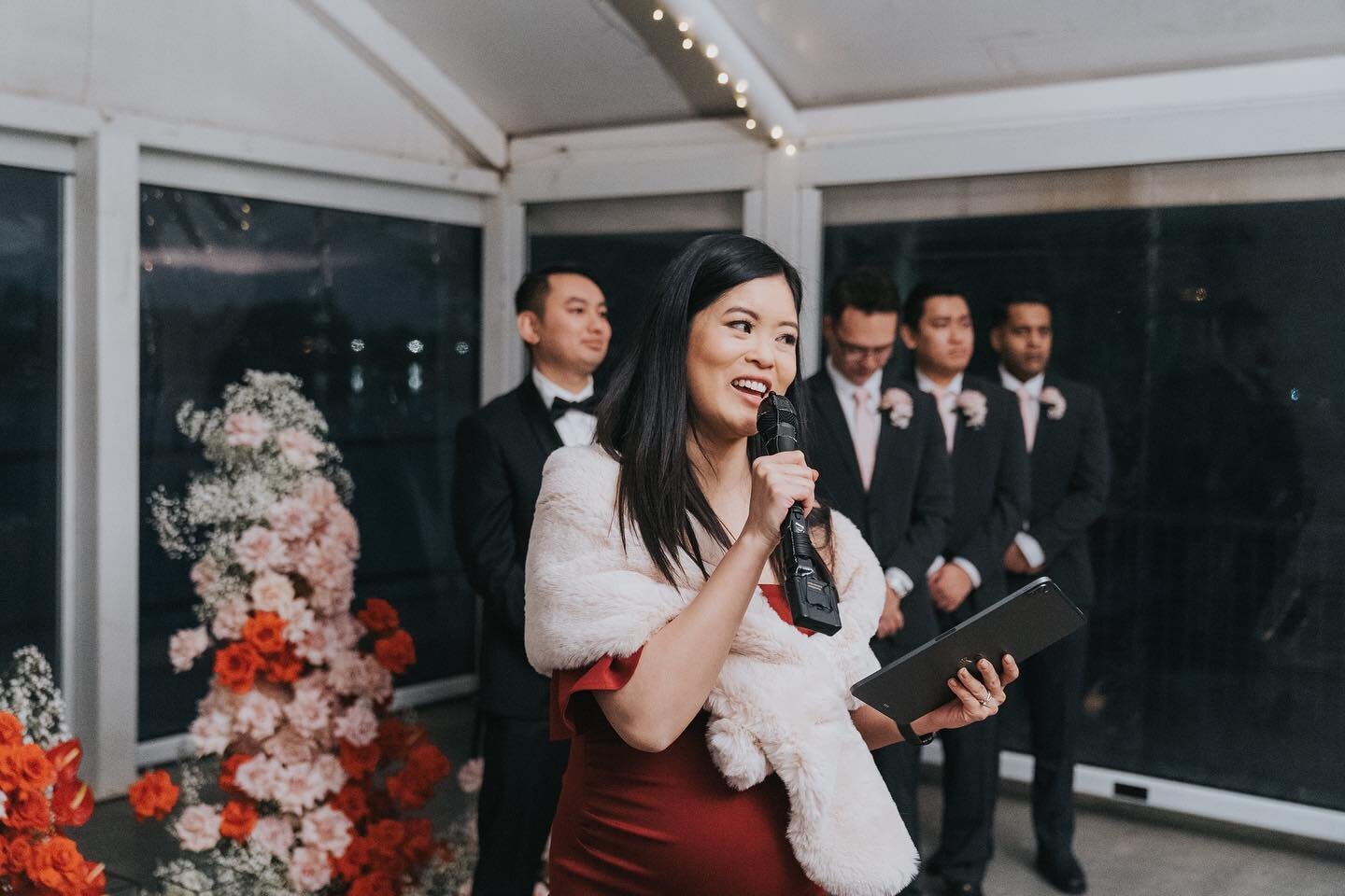 Just your celebrant going through housekeeping and warming up your crowd before the ceremony begins. 

Whether you want an unplugged ceremony or have a hashtag you want people to use; say no more! I&rsquo;ve gotchu!

Need a celebrant? Let me help you