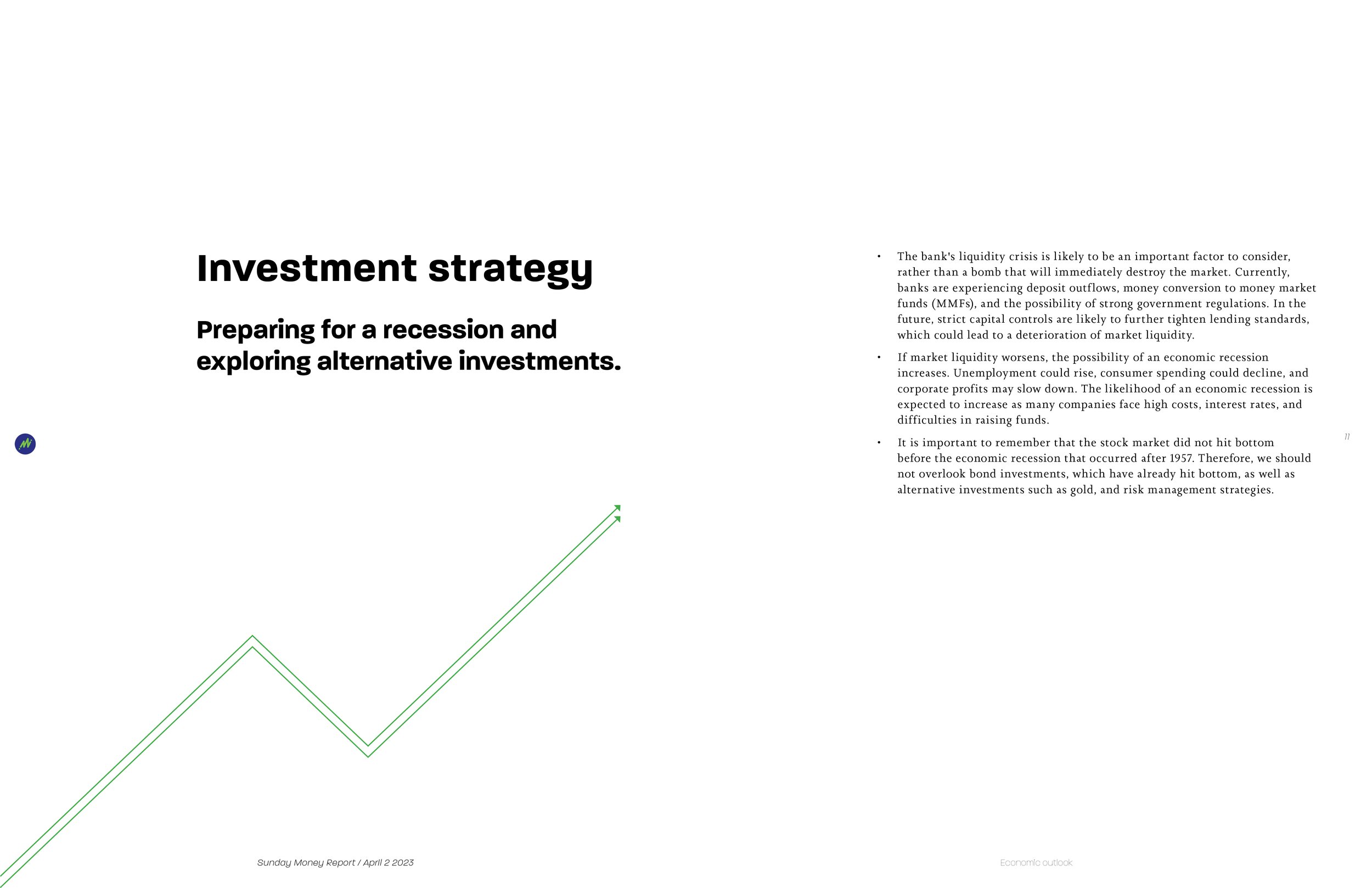 "Sunday Money Report," which is published weekly.