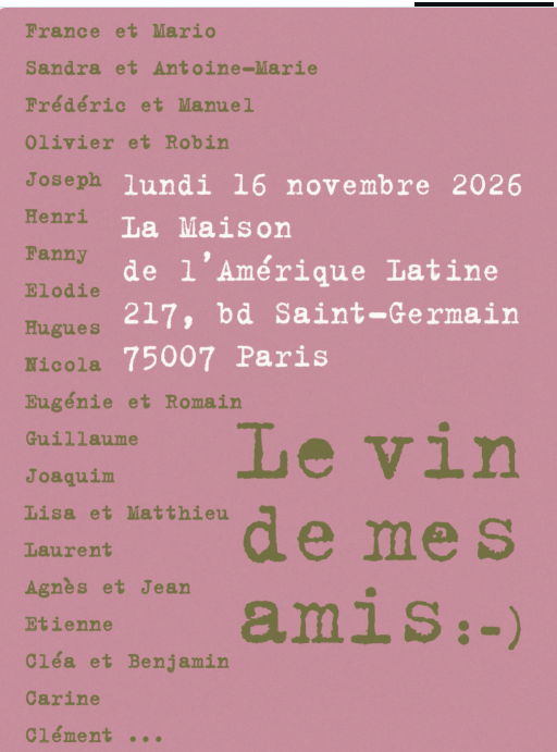 le Vin de mes amis
