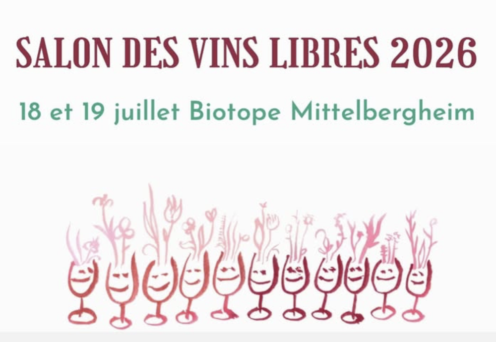 Salon des vins libres poster