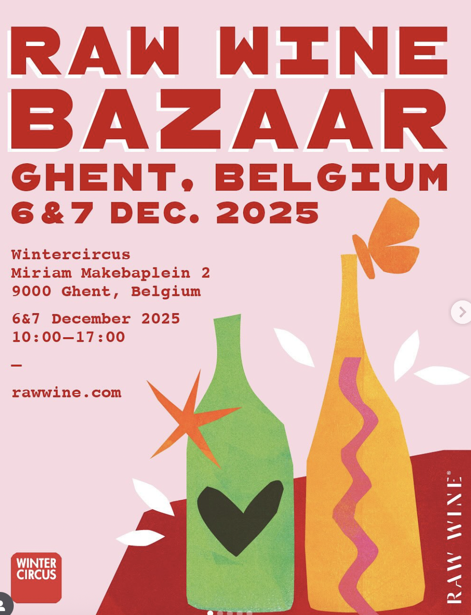 Raw Wine Bazaar Ghent