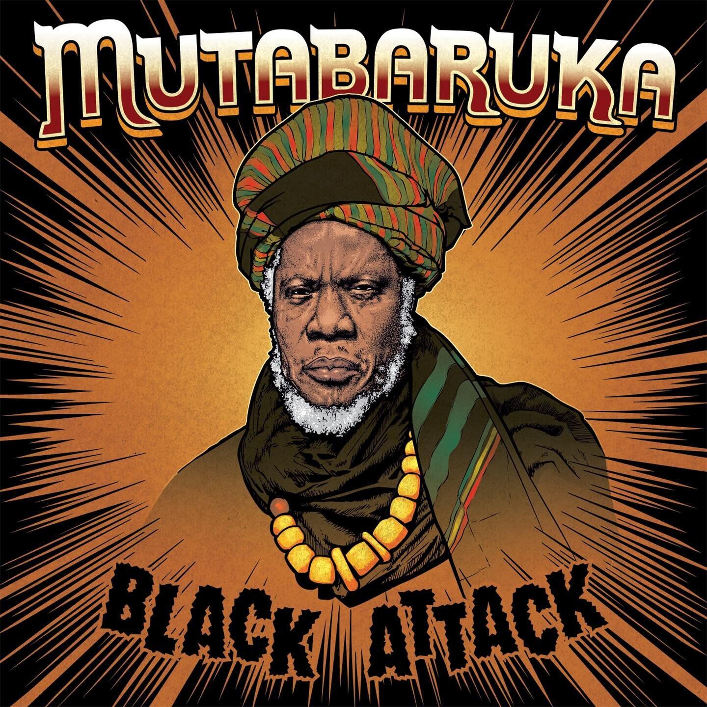 @realmutabaruka BLACK ATTACK now available on limited edition vinyl!! Link in bio! #mutabaruka #vinyl #blackattack