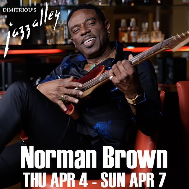 Check out @normanticmusic playing April 4th through April 7th at the famous @jazzalley I&rsquo;m support of his new project IT HITS DIFFERENT! Available everywhere 3/29 and available for pre-order/save NOW. Link in bio! #normanbrown #jazzalley #ithit