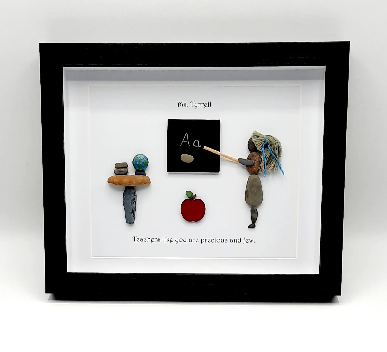 Pebble Art by Púróga/ Teacher Appreciation/ Personalised Pebble Art