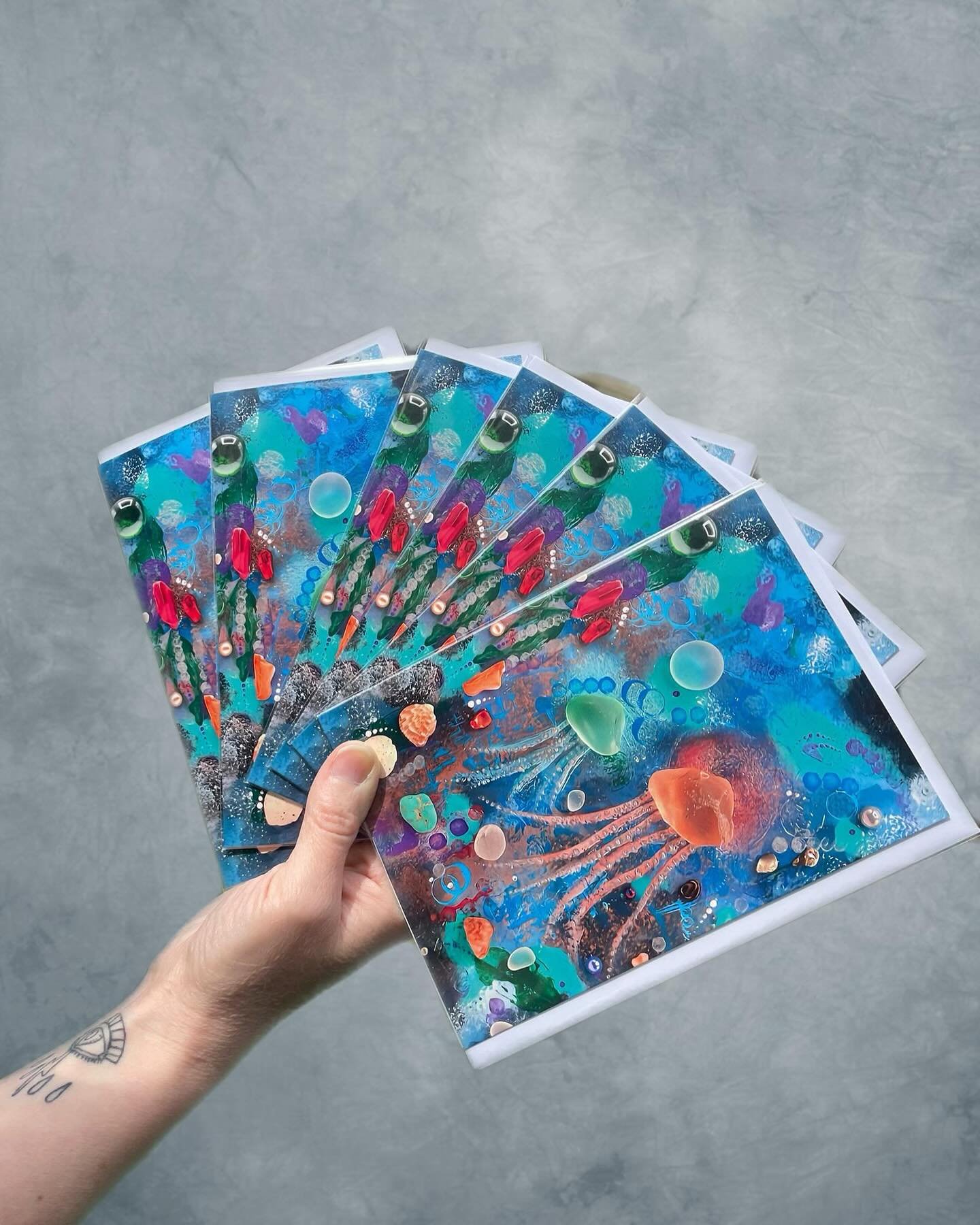 🎉 Exciting News Alert! 🎉 

Dive into enchanting depths with our latest release: &lsquo;Deep&rsquo; original artwork print as a greeting card is now available for purchase on our website! 

Following its selection as the top choice in a recent surve