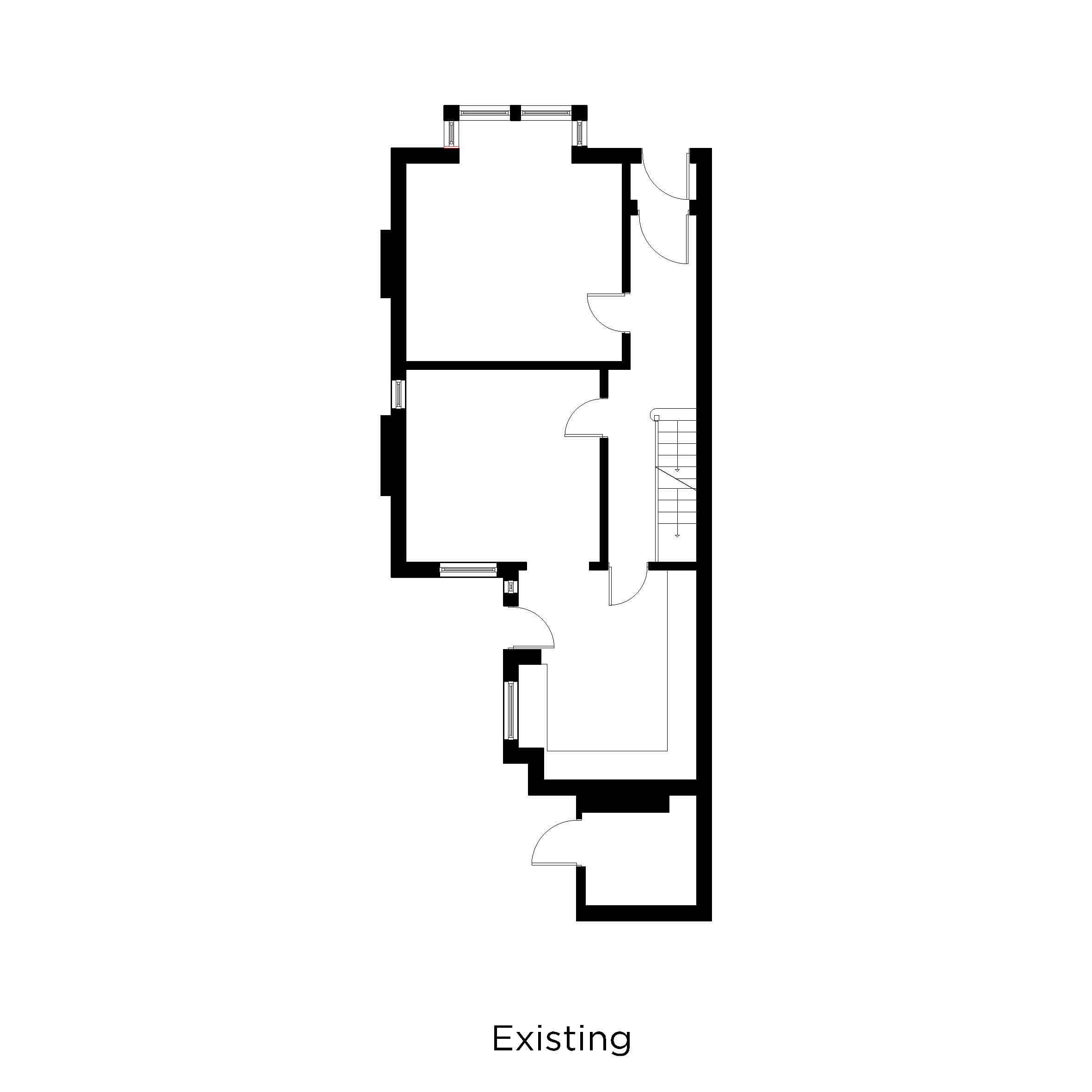 existing whole downstairs house plans