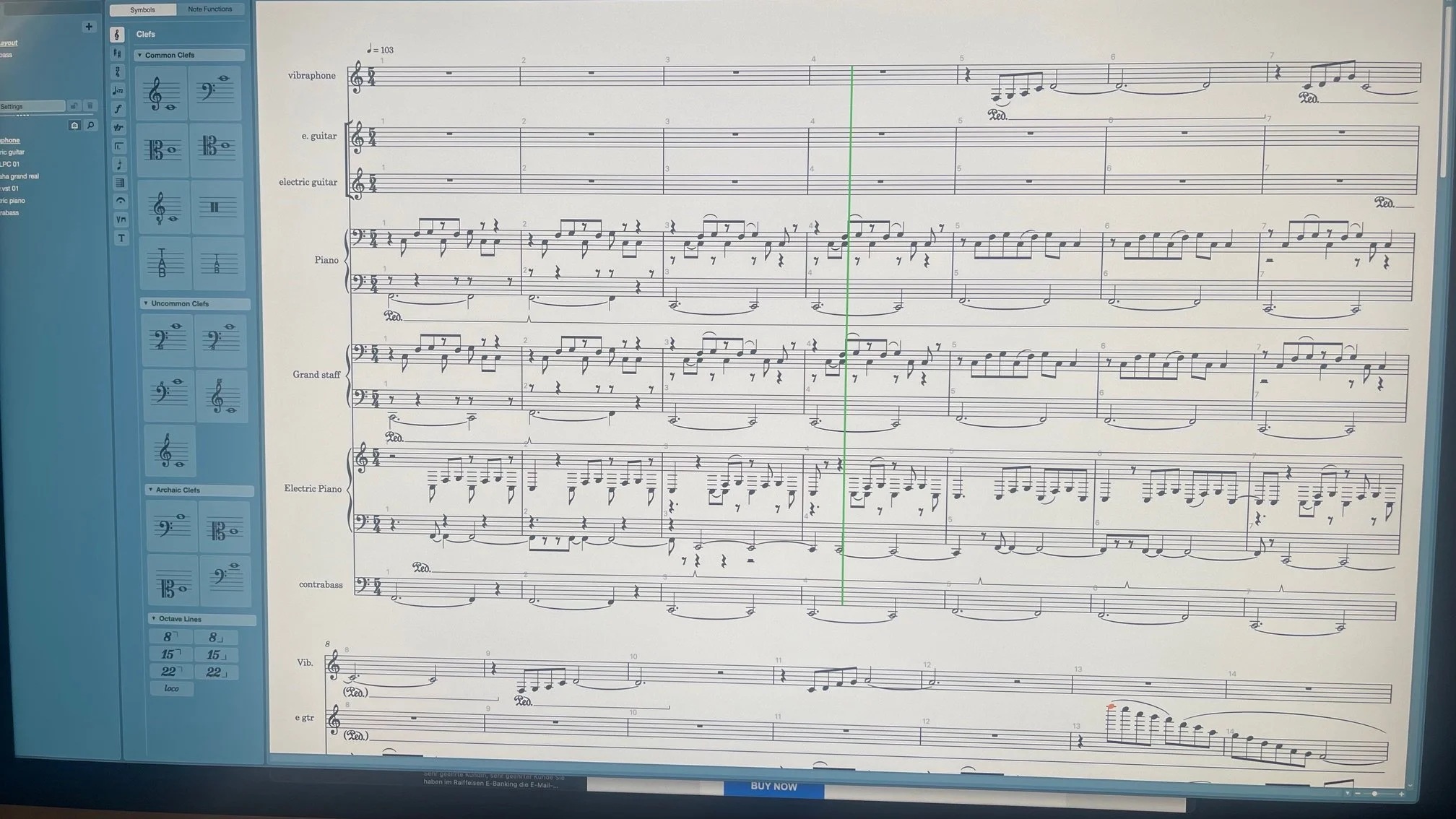 notation appears immediately upon playing