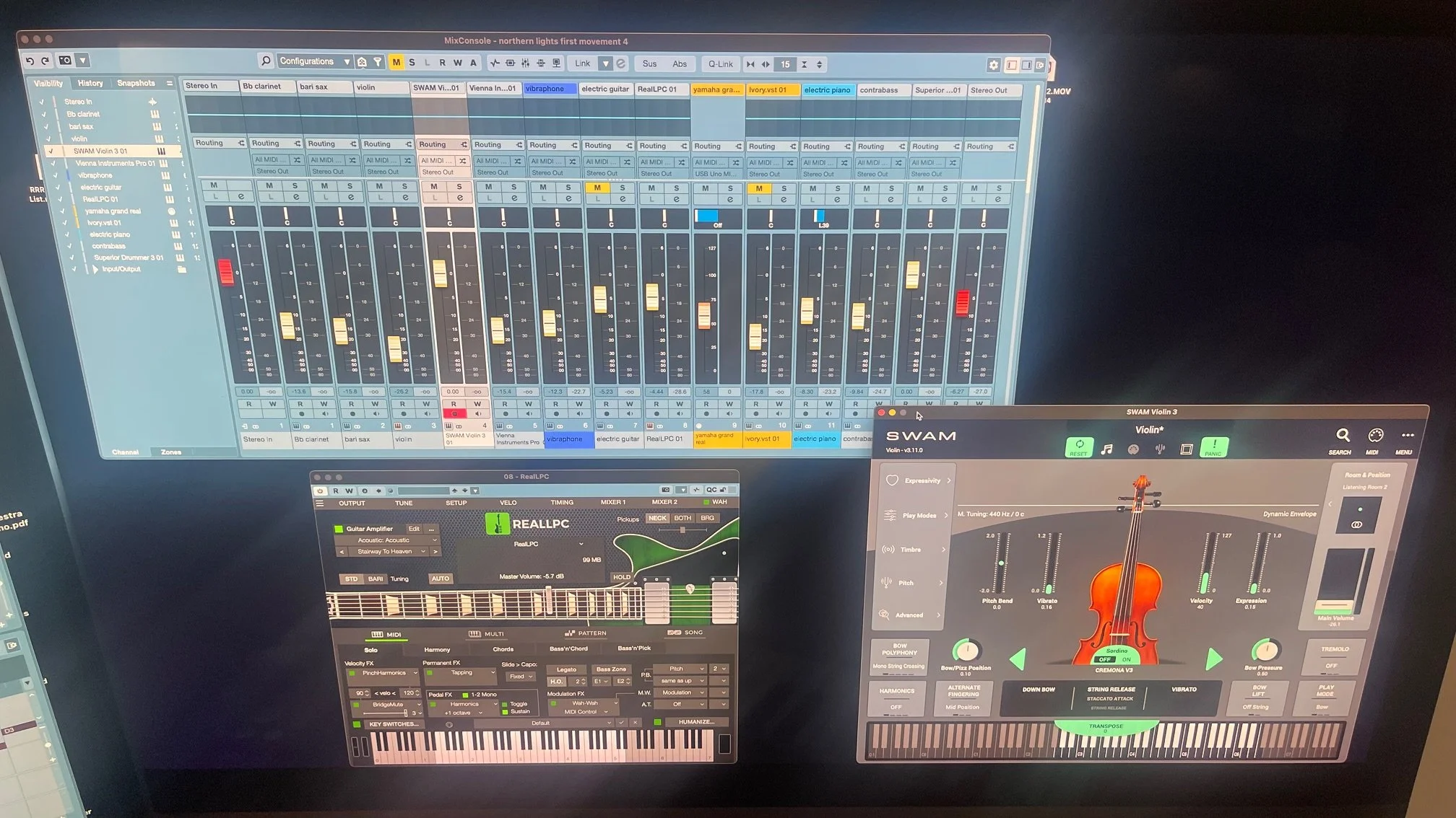 the composition station