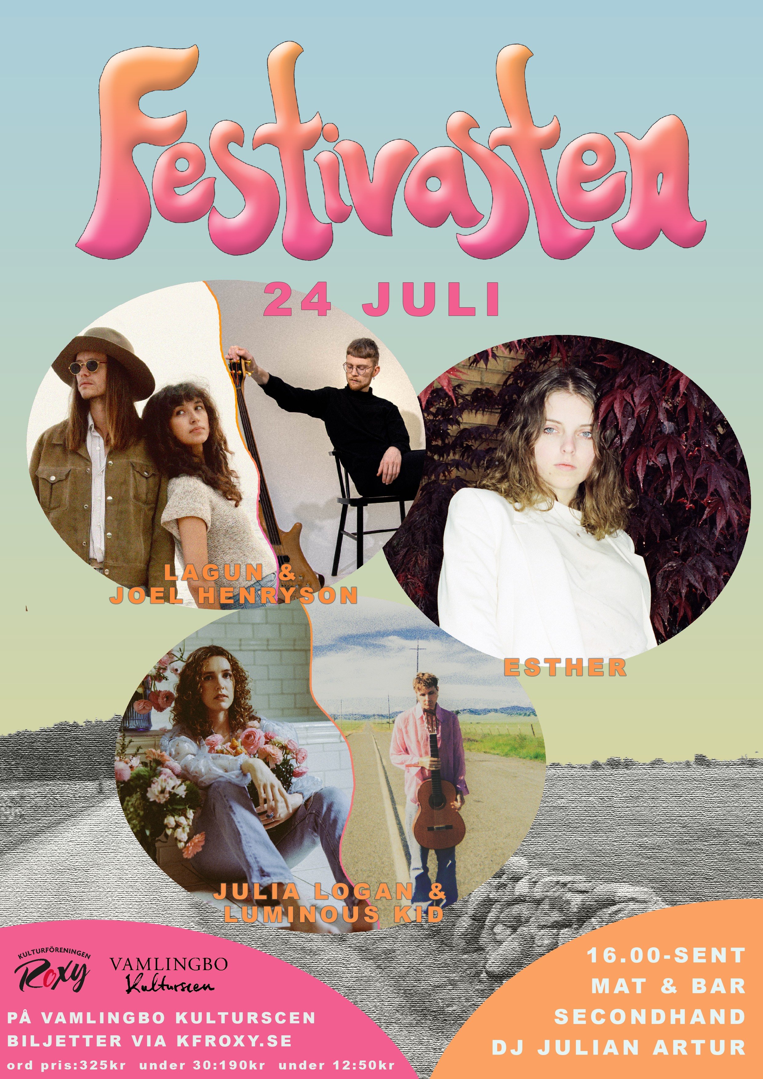 Festivasten - festivaldag 24 juli (se hemsida för info)