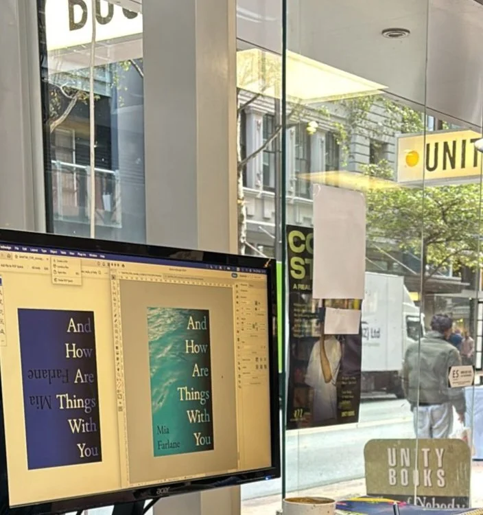 British artist Todd Atticus designs cover for And How Are Things With You at Unity Books Wellington
