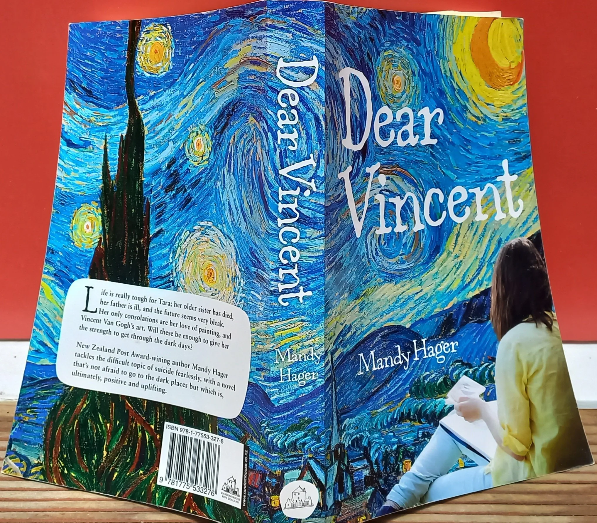 Farlane on Writing subscribers in April draw for Dear Vincent, a novel by Mandy Hager