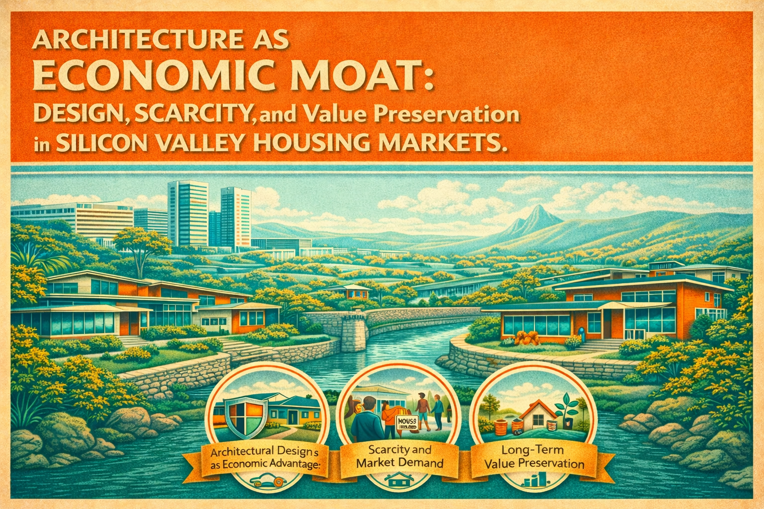 Architecture as Economic Moat: Design, Scarcity, and Value Preservation in Silicon Valley Housing Markets