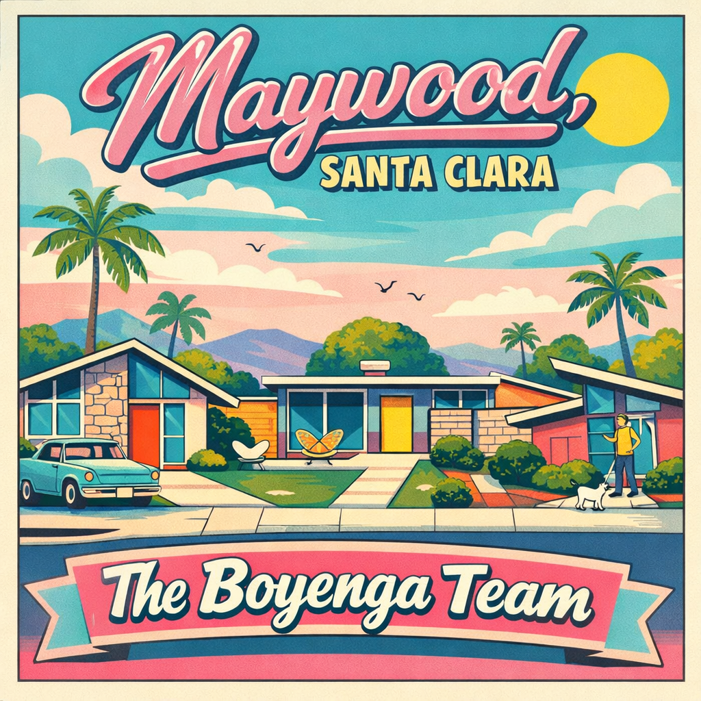 Maywood / Fairmede, Santa Clara (95051) – A Mid-Century Modern Oasis