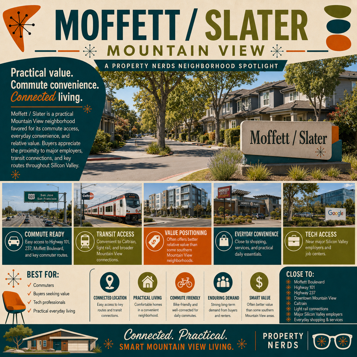 Moffett / Slater, Mountain View: A Property Nerds Neighborhood Spotlight