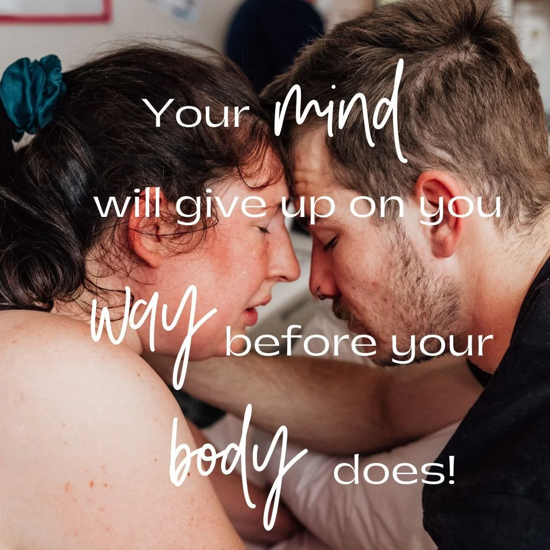🧠 Labour is as much a mind game as it is a physical one. ⁠
⁠
Your body is made for birthing and can withstand the rigors of labour but your mind would have you believe otherwise. ⁠
⁠
Your mind will make you doubt yourself, tell you you're not strong