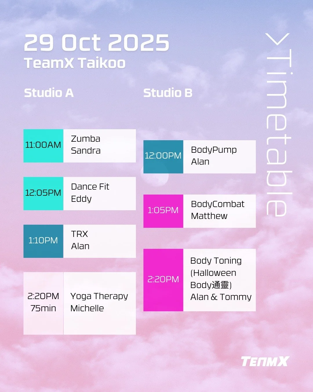 🎉 PUBLIC HOLIDAY = EPIC WORKOUT DAY! 🎉
Make the most of your day off with our SPECIAL EDITION classes! 💪✨
📍 TAIKOO
🕺 Dance Fit with Eddy - SPECIAL EDITION
Get ready to groove with Eddy's signature moves in this exclusive holiday class!
💥 Body
