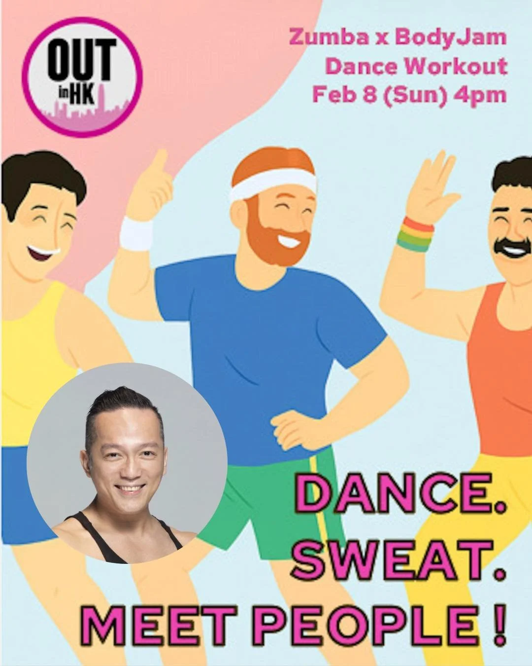 🌈 SPECIAL COMMUNITY CLASS: Zumba x BodyJam 🌈

TeamX is proud to host Out in HK for an inclusive dance party on 8 FEB 2026! 🕺✨

Join us for a high-energy workout where EVERYONE is welcome - whether you're part of the LGBTQ+ community or simply some