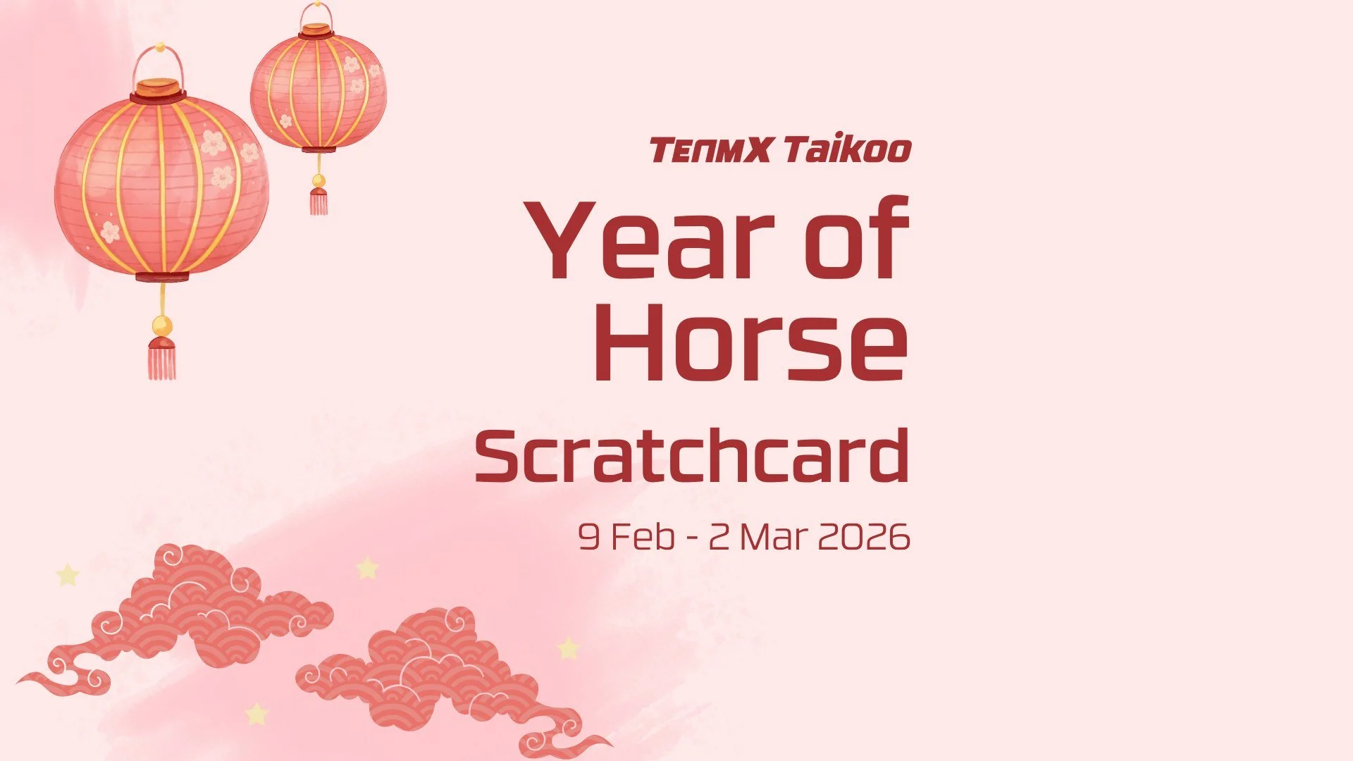Year of Horse Scratchcard 