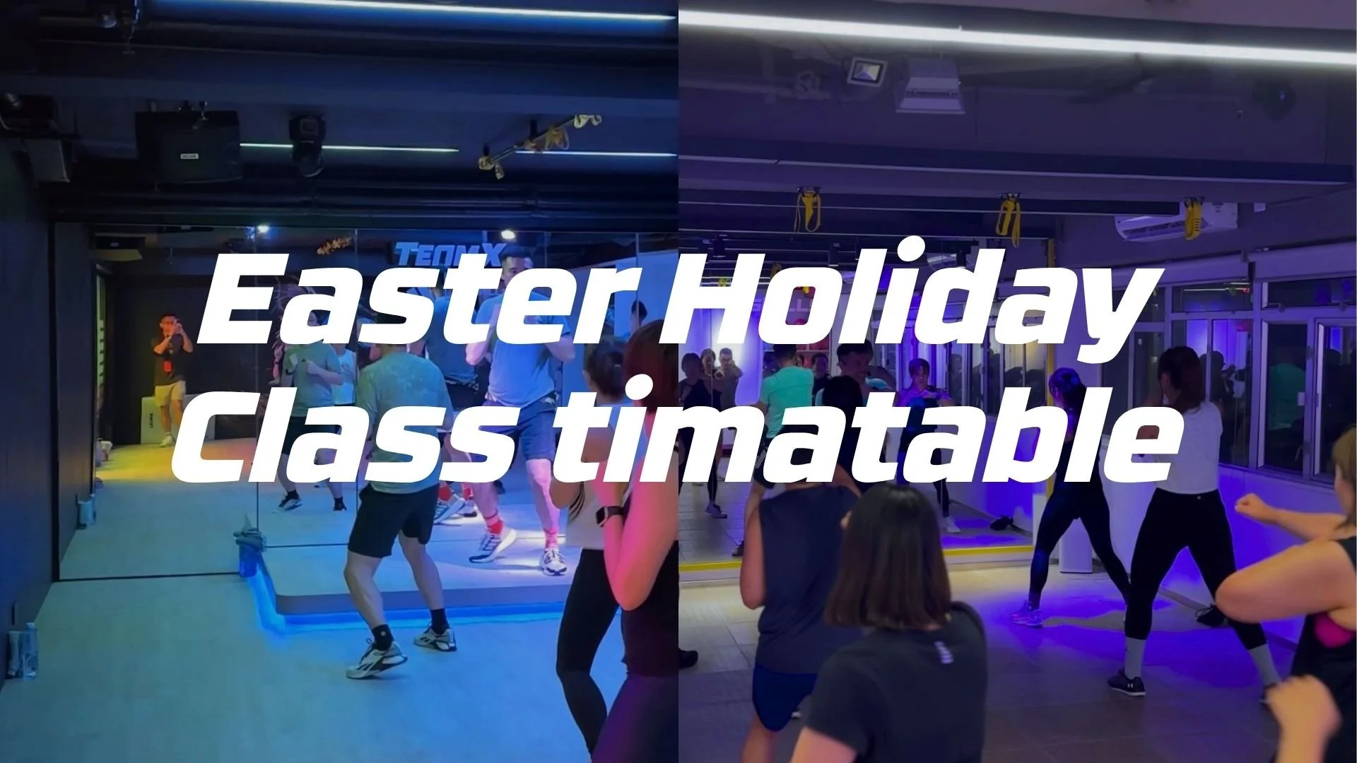 Easter Holiday Class Timetable