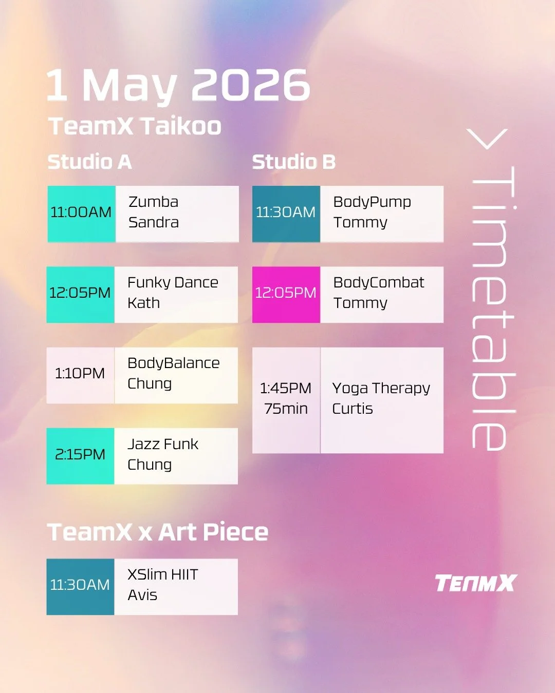 The 1 May Public Holiday is the perfect time to trade the office for the dance floor! With the long weekend approaching, we&rsquo;ve curated a high-energy timetable across both hubs to keep your momentum going.

The highlight of the day? Kath is in t