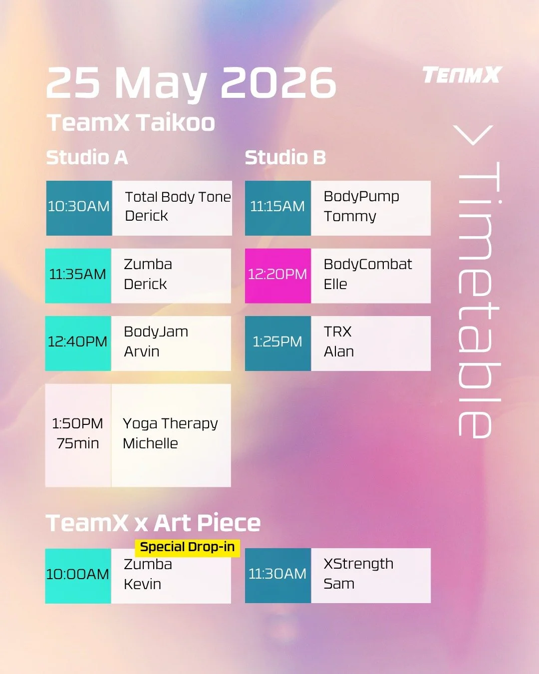 Celebrate the Buddha&rsquo;s Birthday long weekend with a high-energy holiday workout! 🧘&zwj;♂️✨ We&rsquo;ve curated a dynamic timetable for Monday, 25 May 2026, to help you make the most of your holiday.
Whether you want to dance, lift, or find you