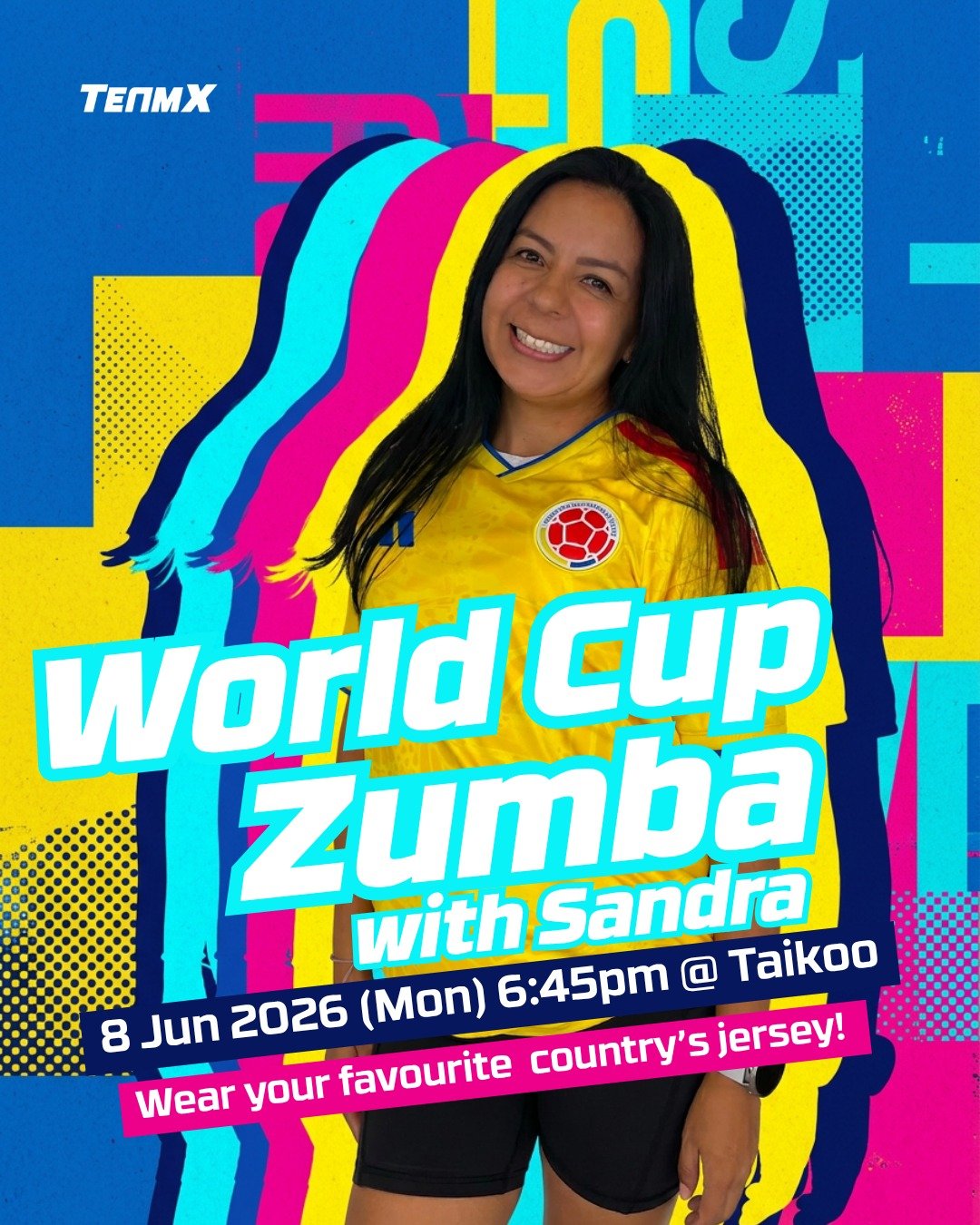 The World Cup is here and we're taking it to the dance floor! ⚽🔥 Sandra is bringing the ultimate World Cup Zumba experience to Taikoo, and trust us &mdash; this is one class you do NOT want to miss!

Dig out your favourite country's jersey and rep y